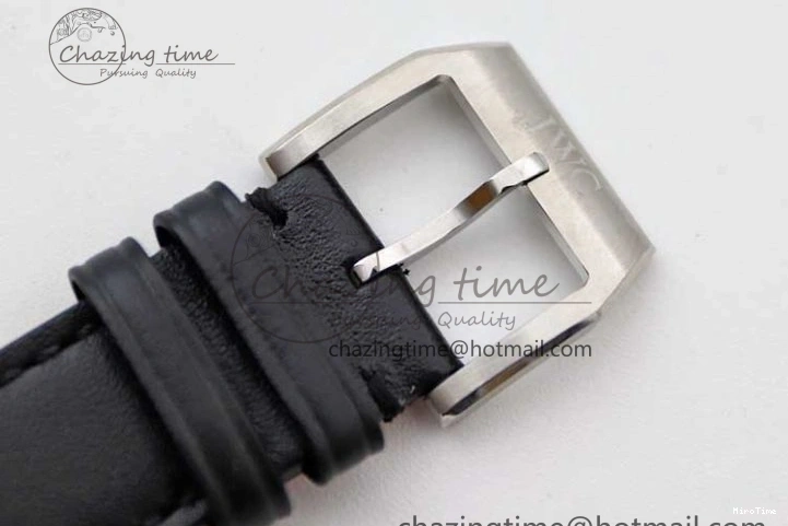 MIROTIME 0503 UrbanStyle Mark XVIII IW327012 SS M+F 1:1 Best Edition White Dial on Black Leather Strap A 7054